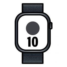 Apple Watch Series 10 46mm Aluminio Negro Azabache Cellular